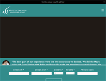 Tablet Screenshot of belizeoceanclub.com